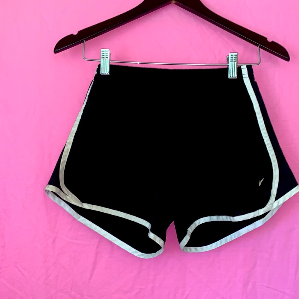 Black and white Nike shorts